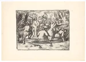 Felix Vallotton Lithographie Imprimé En 1914 - Photo 1 sur 1