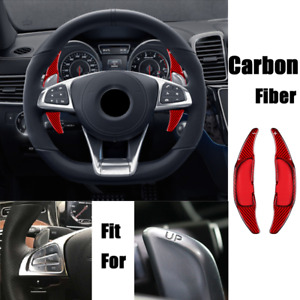 Carbon Fiber Car Steering Wheel Shifter Paddle For Benz AMG E53 S65 GLC SL63 C63