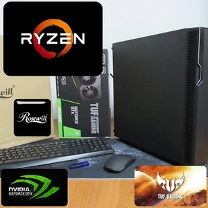 Ryzen 5 Mini Tower w/32 GB RAM, GeForce GTX 1660 SUPER and 1 TB (NVMe) SSD - Picture 1 of 7