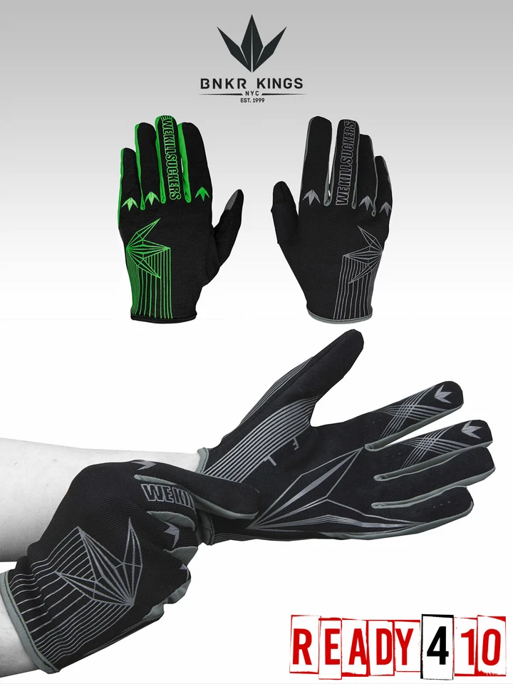 Bunkerkings Fly Gloves Full Finger Paintball Handschuhe Vollfinger BNKR KINGS