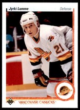 1990-91 Upper Deck Jyrki Lumme Hockey Cards #297