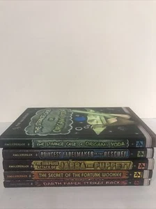 5 Origami Yoda Series Books - Tom Angleberger - Fortune Wookie, Darth Paper - Picture 1 of 8