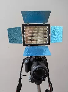 Lumière vidéo studio photo 160 LED avec filtres pour appareil photo caméscope Canon Nikon c - Photo 1 sur 14