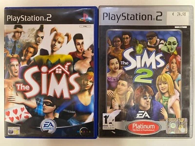Giochi The Sims 1 + The Sims 2 Playstation2 PS2 - italiano - Immagine 1 di 2