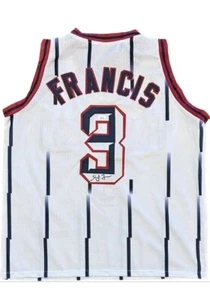 Steve Francis Signed Autographed Jersey JSA Authenticated White/Blue/Red - Picture 1 of 2