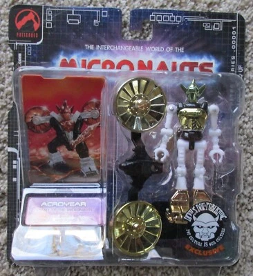 NUEVO Micronauts Acroyer Serie 1 Devils Due Exclusivo Dorado/Blanco/Verde Palisades  Foto 1 de 4