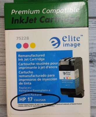 Elite Image Premium Compatible Inkjet Cartridge HP 17 Sealed 2010 - Image 1 of 4