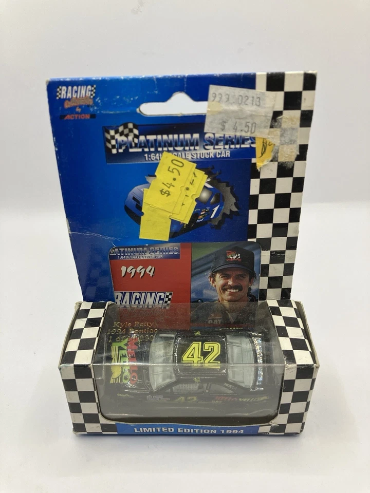 NASCAR 1994 #42 Kyle Petty Mello Amarillo Acción Platino Serie 1/64 Foto 1 de 1