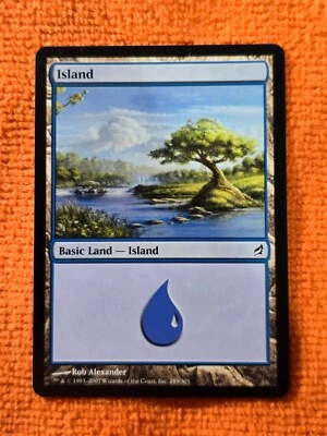2007 Magic The Gathering Lorwyn #289 Island, Basic Land, C, NF, cd4 - Image 1 of 3