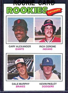 DALE MURPHY 1977 Topps Baseball Catchers Rookie Card RC #476 Grade: EX-MT (b407) - Picture 1 of 1
