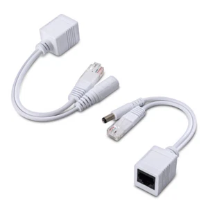 kwmobile Passive Power over Ethernet PoE Adapter Kabel Set Injektor Splitter - Bild 1 von 5