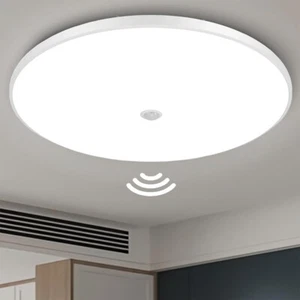 Lámpara de techo LED con detector de movimiento Lámpara de techo Sensor Lámpara de escalera DE - Imagen 1 de 19