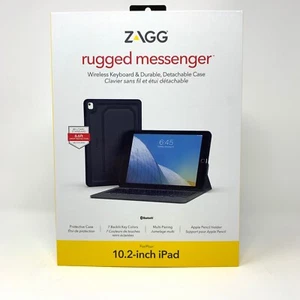 ZAGG - Rugged Book Keyboard Folio Case for Apple® iPad® 10.2, iPad® Pro 10.5... - Picture 1 of 7