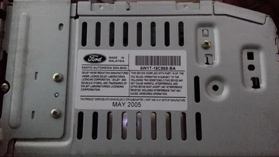 Audio Equipment Radio Am-fm-cassette-cd Fits 06 LINCOLN & TOWN CAR 591432 - Изображение 1 из 4