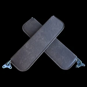 Left & Right Sun Visor Brackets w/ Pads for 1947-59 Chevy / GMC Truck - Picture 1 of 4