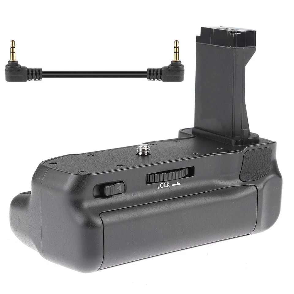 Empuñadura de batería para cámara Canon EOS 800D/T7i/X9i/77D/9000D soporte de batería extendido Foto 1 de 4