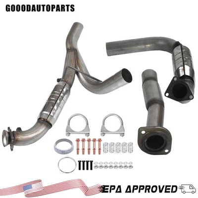 Tubo Y para Chevy Silverado 2500 HD V8 6,0 L con DOS convertidores catalíticos 2011-2017 Foto 1 de 4