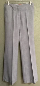 Poleci 6 Cuffed Flare Black White Wide Leg Micro Plaid Trousers Hose Old Money - Bild 1 von 7