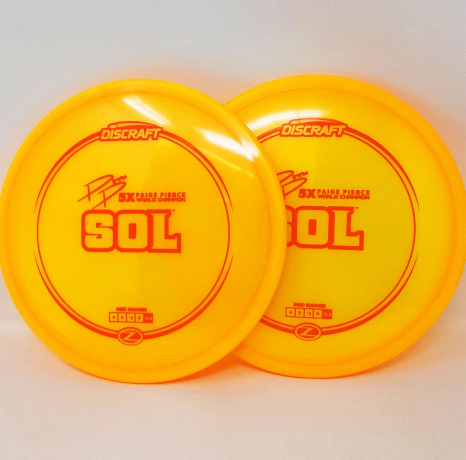 Set of (2) Discraft Elite Z Sol 173-4g Orange Discs FREE SHIPPING 8 - Image 1 of 1