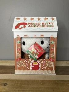 Hello Kitty Gingerbread House Hugger Pillow Plush 12" H x 7.5" W x 4" - Picture 1 of 2