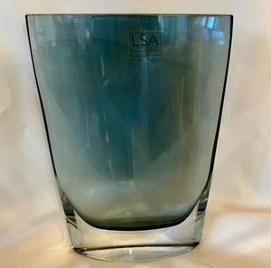 LSA International Handcrafted and Handblown in Poland Narrow, Gray, Blue - Picture 1 of 9