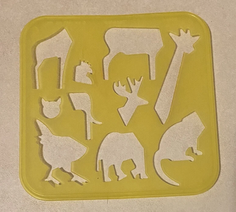 Tupperware Fröhliches Malstudio - Kinder Zeichenschablone Malschablone Schablone - Bild 1 von 1