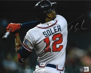 JORGE SOLER signed ATLANTA BRAVES 8X10 Foto (2016 WORLD SERIES MVP) COA BECKETT - Bild 1 von 2