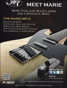 The JTR Design Samick Marie MR 10 electric guitar ad 2005 advertisement print - Picture 1 of 3
