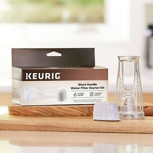 Keurig Coffee Short Handle Reservoir 2 Month Water Filter Starter Kit New In Box