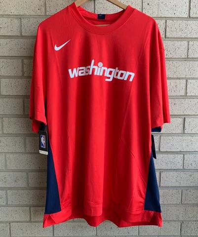 Nike NBA Washington Wizards Authentic On Court Shirt - AV0951-657 - XXL-TALL NWT Cover