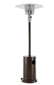 EDX 48,000 BTU Propane Patio Heater | Double Heating Grid, Portable with Wheels - Picture 1 of 6