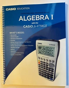 Casio Bildung Arbeitsbuch Serie Algebra 1 mit Casio fx-9750GII 18 Aktivitäten NEU - Bild 1 von 3