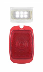 1937-38 Chevy Car&1940-53 Truck Driver's Side LED Tail Light CTL4053LED-L w/Tag - Picture 1 of 4