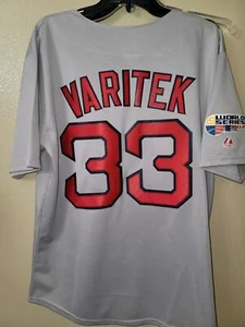 CAMISETA DE BÉISBOL 20520 Majestic Boston Medias Rojas Jason Varitek 2007 Serie Mundial - Imagen 1 de 2