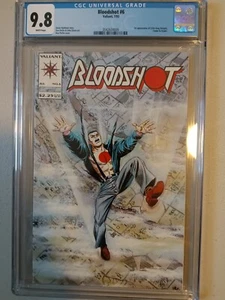 Bloodshot 6 CGC 9.8 Valiant 1st Appearance Colin King Ninjak 1993 WHITE PAGES - Picture 1 of 2