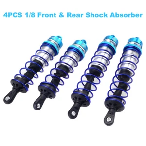 4x amortiguador delantero / trasero amortiguador de metal suspensión para 1/8 HSP HPI Buggy Car - Imagen 1 de 22