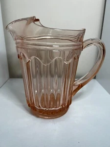 Anchor Hocking COLONIAL KNIFE & FORK PINK 48 oz 7" 1934-1936 Depression glass - Picture 1 of 5