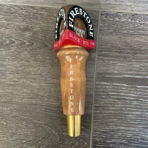 FIRESTONE WALKER WOOKEY JACK BEER TAP HANDLE Black Rye IPA 6.5" - Picture 1 of 5
