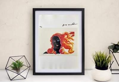 Andy Warhol Hand-Signed Original Print With COA and +$3,500 USD Appraisal - Image 1 of 4
