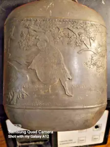 High quality silver hip flask 1780-1790 beautiful roman centurion scene - Picture 1 of 15