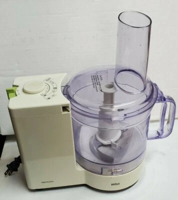 BRAUN MC200 MULTIPRACTIC ELECTRONIC FOOD PROCESSOR 4177 +JAR MADE IN GERMANY E12 - Image 1 of 4