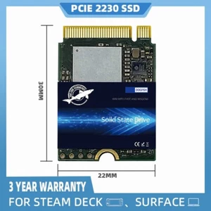M.2 2230 1TB SSD NVMe PCIE Gen 3.0X4 Internal Solid State Drive For Steam Deck - Picture 1 of 8