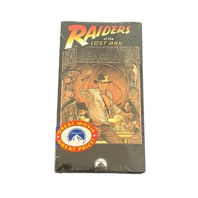 1989 Indiana Jones Raiders of the Lost Ark VHS Sealed w/ Watermark Harrison Ford - Image 1 of 4