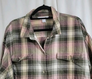 Old Navy 3xl Franela a Cuadros Abotonada Mujer Novio Ajuste Camping Informal Grunge - Imagen 1 de 9