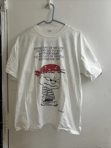 CAMISETA CALVIN & HOBBES De Colección Años 90 GRECIA Blanca Gráfica Dibujos Animados Para Hombre XL ENVÍO GRATUITO - Imagen 1 de 20