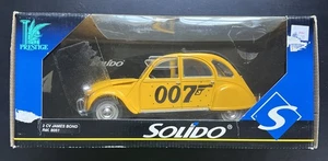 SOLIDO Ref. 8051 Citroen 2CV JAMES BOND 007 For Your Eyes Only 1/18 Scale Model - Picture 1 of 4