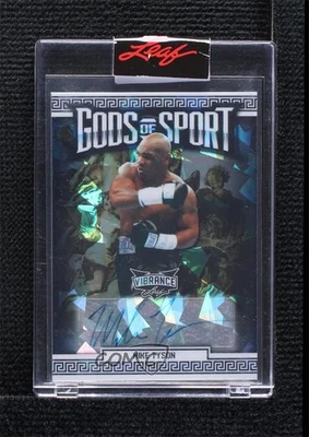 2022 Leaf Vibrance Gods of Sport Crystals Mike Tyson #GS-MT1 Auto - Image 1 of 2