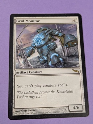 MTG Magic: Mirrodin: Grid Monitor #183/206 Rare - LP - Image 1 of 2