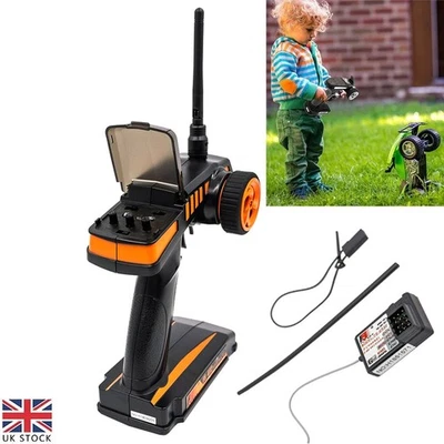 Flysky FS-GT2 2.4GHz 2 Channel Remote Transmitter & GR3E Receiver Kits RC Car UK - Image 1 of 4