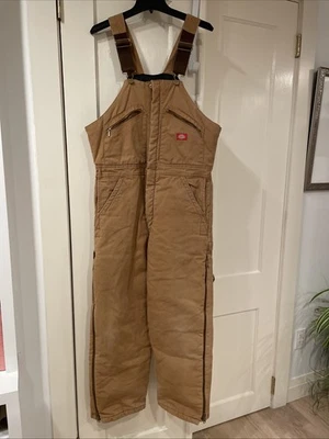 Mono con tirantes aislado Dickies para hombre 38/40 marrón Foto 1 de 4